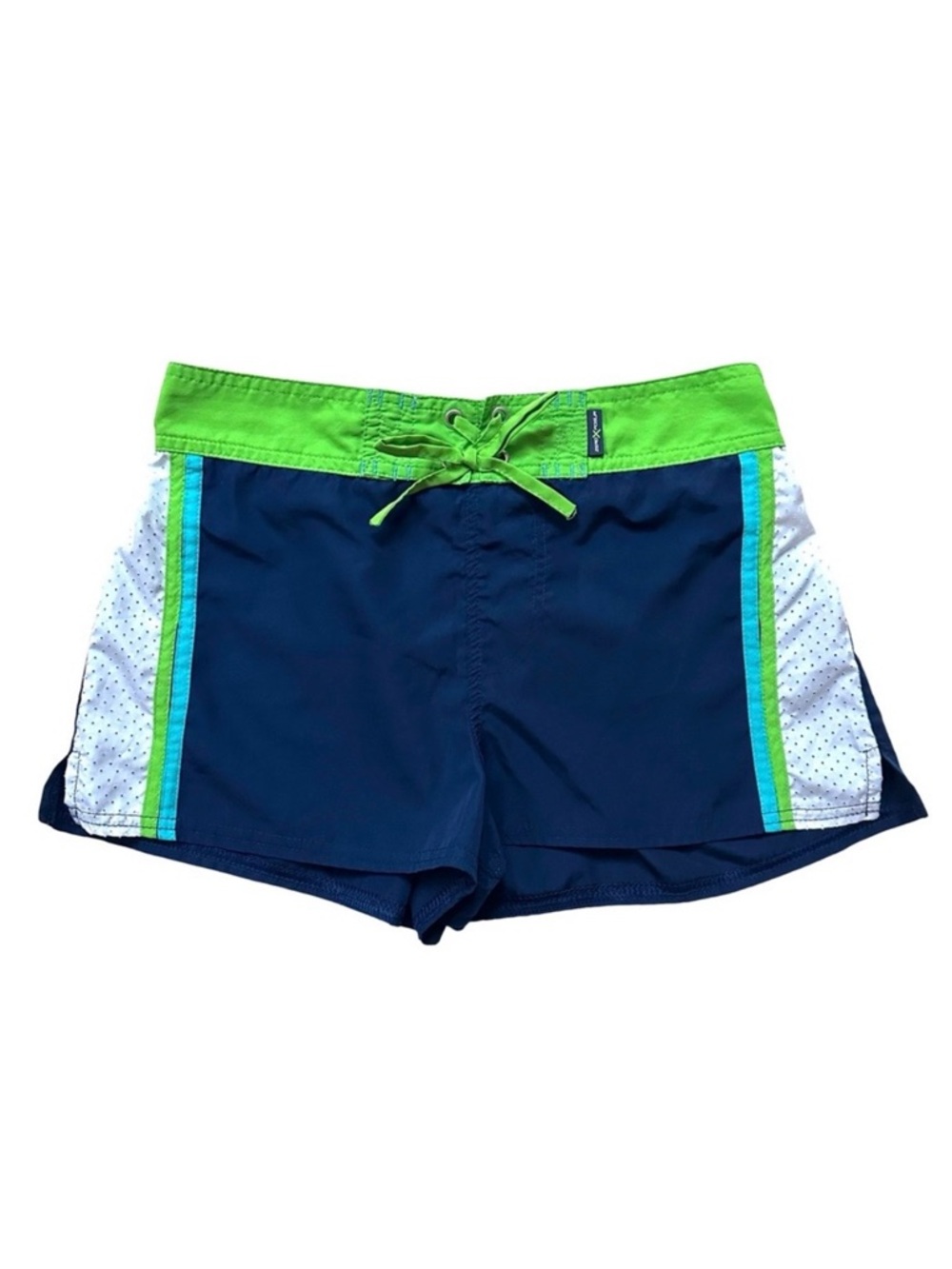 ⭐️ 5 for $25 ZeroXposur Lime & Navy Kids Swim Shorts Size 14